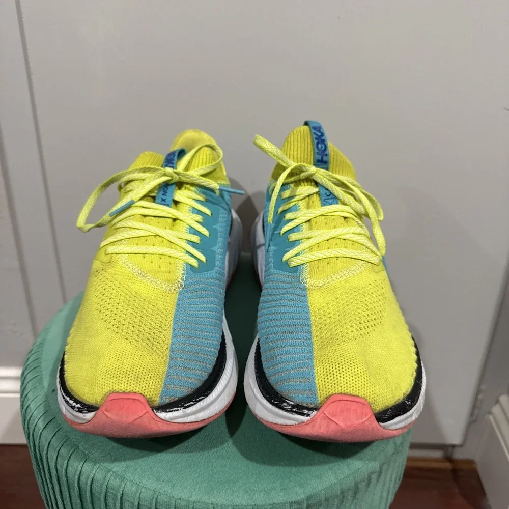 Hoka One One Mens Carbon X 3 Running Shoes Evening Primrose 1123192-EPSB 12D